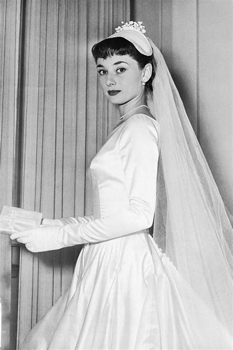 audrey hepburn wedding gowns.